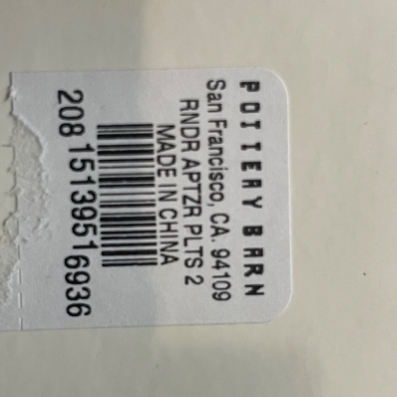 Rare Pottery Barn Reindeer Appetizer Plates - Picture 7 of 7